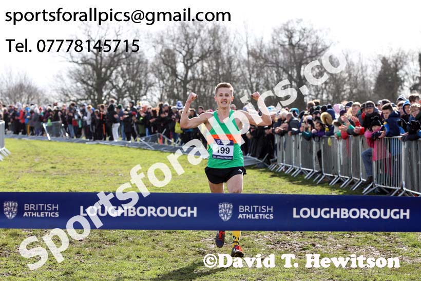 Mens under-20s 2019 British Athletics Inter Counties Cross Country, Prestwood Hall, Loughborough. Photo:  David T. Hewitson/Sports for All Pics